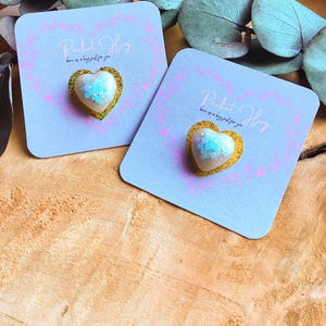 Mini Love Pocket Hug personalized | Love | Heart | Lucky charm | Encouragement | Small personal pocket hug | Mother&#39;s Day/Blue/White