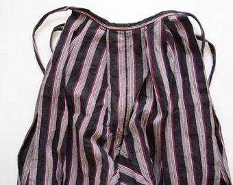 pantalones monpe noragi tela japonesa vintage algodón raya negra envío gratis