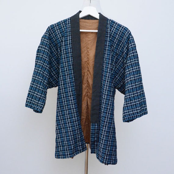kimono jacket noragi style japanese vintage 50s 60