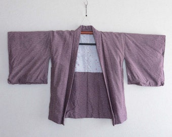 haori giacca donna tessuto giapponese giappone vintage abito viola chiaro abito spedizione gratuita