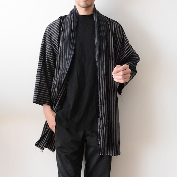 Noragi Jacket Men Japanese Vintage Kimono Hodoki 3