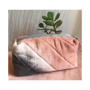 Trousse matelassée Teinture végétale & double gaze