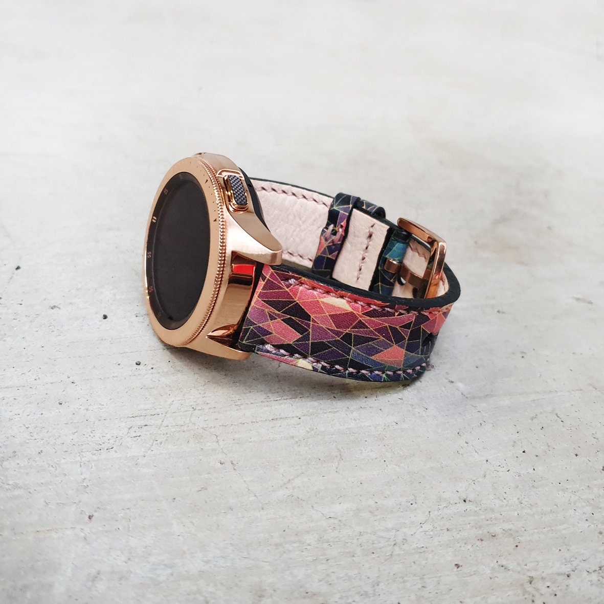 galaxy watch rose gold bands