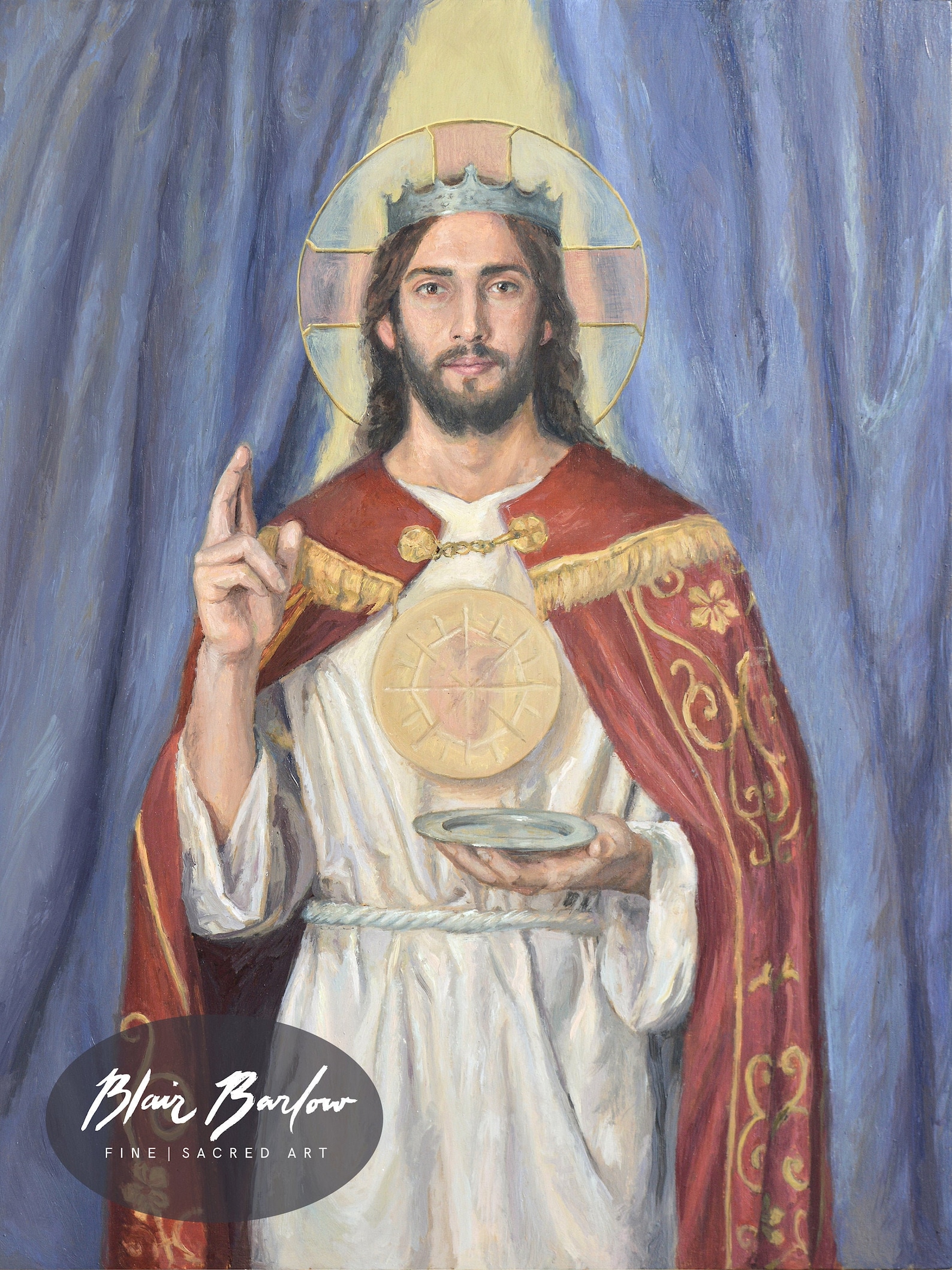 High Priest Of The Twin Doors Christ High Priest Print - Etsy