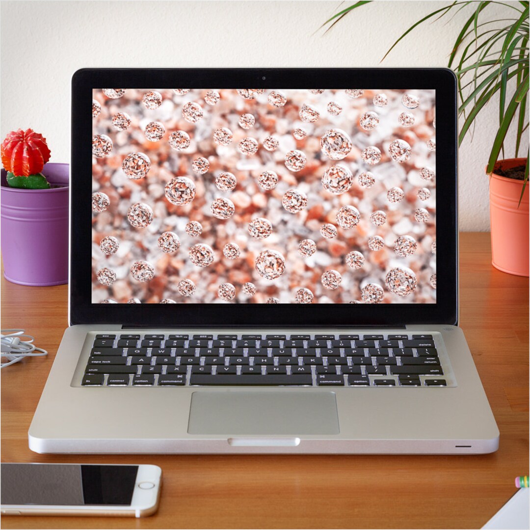 Himalayan Pink Salt Desktop Wallpaper Screensaver Mobile - Etsy