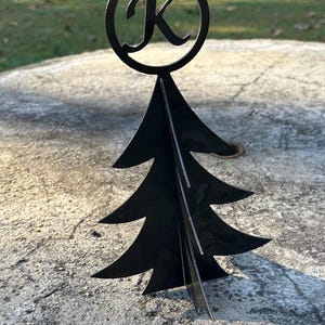 metal Christmas tree decorations, plasma cut