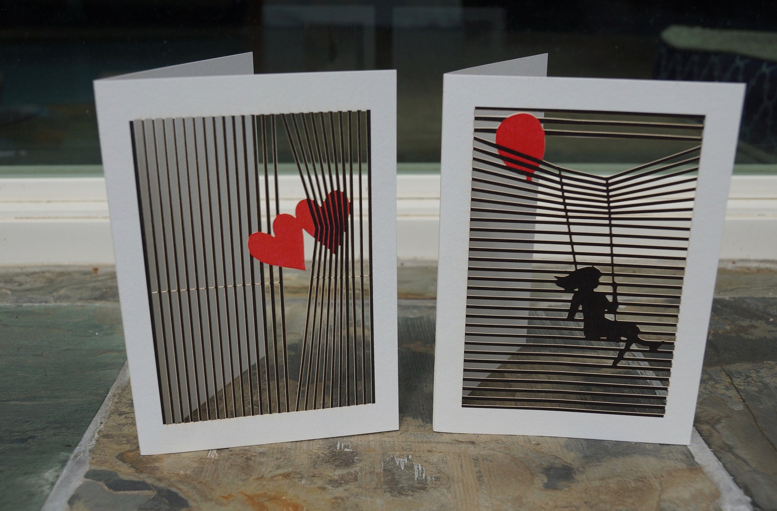 Unique Laser Cut Greeting Card Bundle Designed by One Artist Etsy