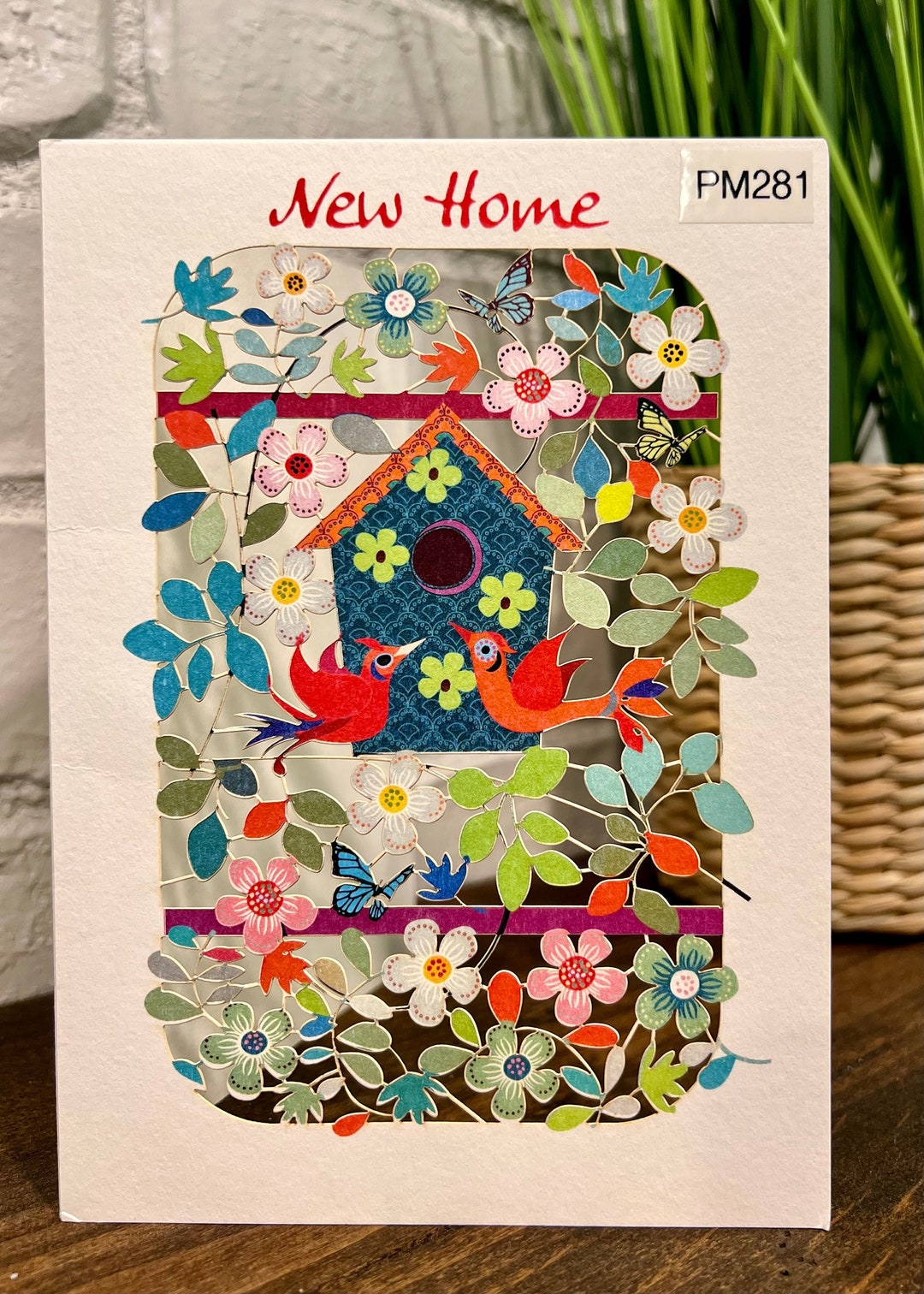 Welcome Home Birdhouse New Home Laser Cut Card - Etsy