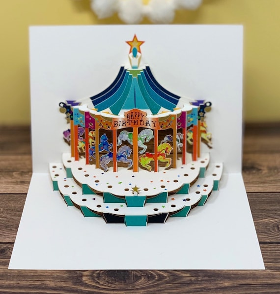 Birthday Carousel Card Birthday Carousel Card