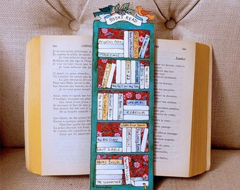 Bookmark Trackers for Schools, Library, and Book Lovers  Set of 4