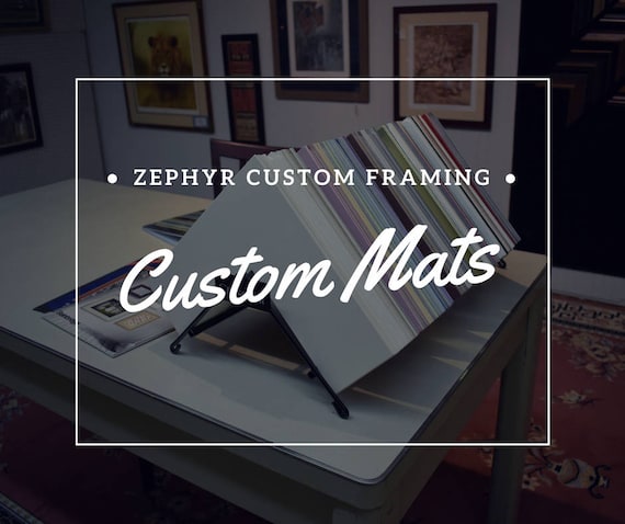 Custom Cut Picture Frame Mat Various Colors And Sizes Etsy