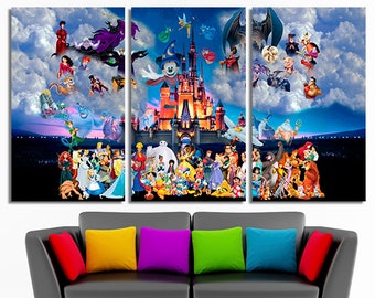 Disney wall art | Etsy