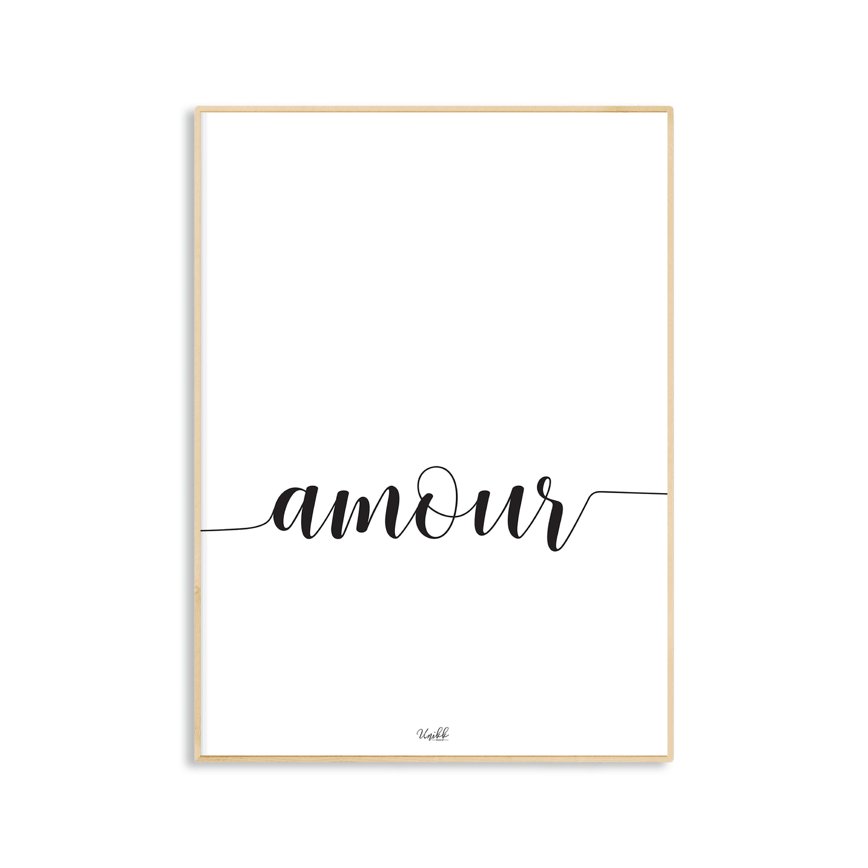 Affiche Amour A4