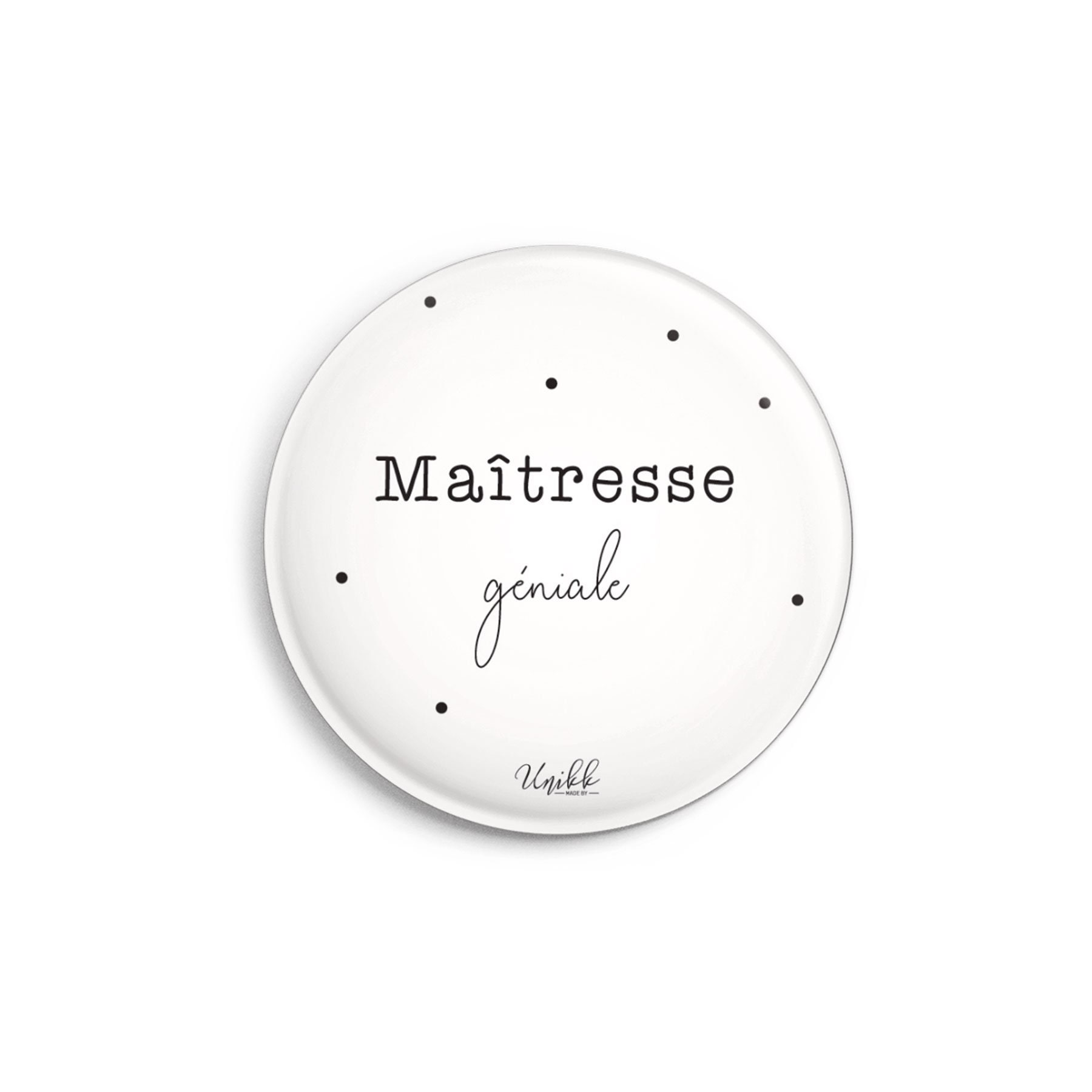 Magnet/Aimant - Maîtresse Institutrice Idée Cadeau Petit Cadeau