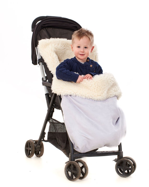 sheepskin stroller footmuff