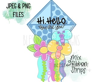 Door HangerTemplate TEMPLATE:  Kite | door hanger template, Digital Download, Instant Download, Door Hanger Pattern