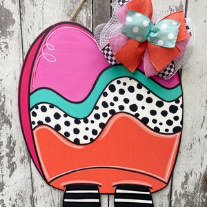 Summer Front Door Wreath, Summer Front Door Decor, Summer Wreath, Summer Welcome Sign, Popsicle, Summer Door Hanger, Popsicle Door Decor