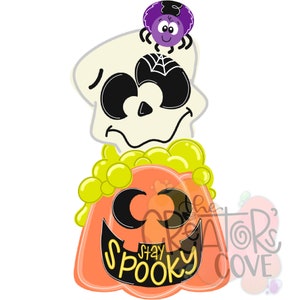 Door Hanger TEMPLATE: Halloween Decor, Digital Download, Halloween, Stay Spooky Door Hanger, DIY Door Hanger, Instant Download