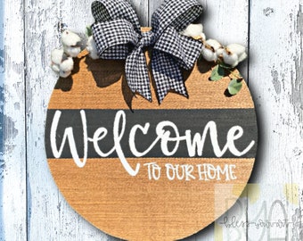 Welcome Farmhouse Door Hanger