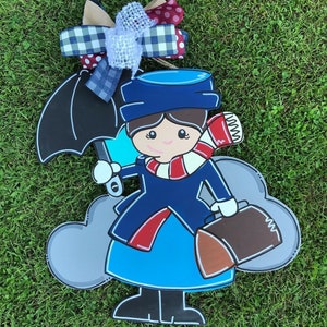 Miss Mary Door Hanger, Teacher Appreciation Gift, Back to School Decor