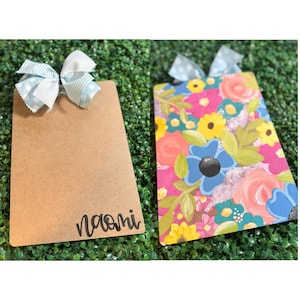 Painted Clipboard, Teacher | Teacher Gift| Floral Gift| School Supplies| Flower Clipboard