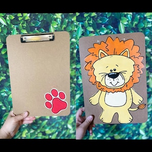 Painted Clipboard, Teacher | Teacher Gift| Lion Gift| School Supplies| School Mascot Clipboard
