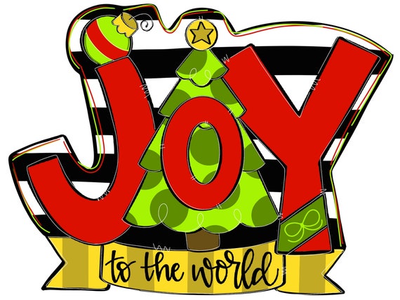 TEMPLATE: Joy to the World | Etsy