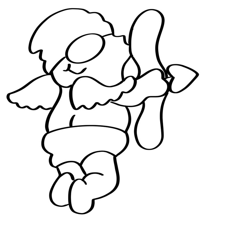 Download TEMPLATE: Cupid Gnome JPEG | Etsy