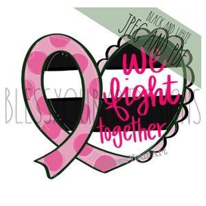 Door Hanger Template: Breast Cancer Awareness| door hanger template, Digital Download, Instant Download, Door Hanger Pattern