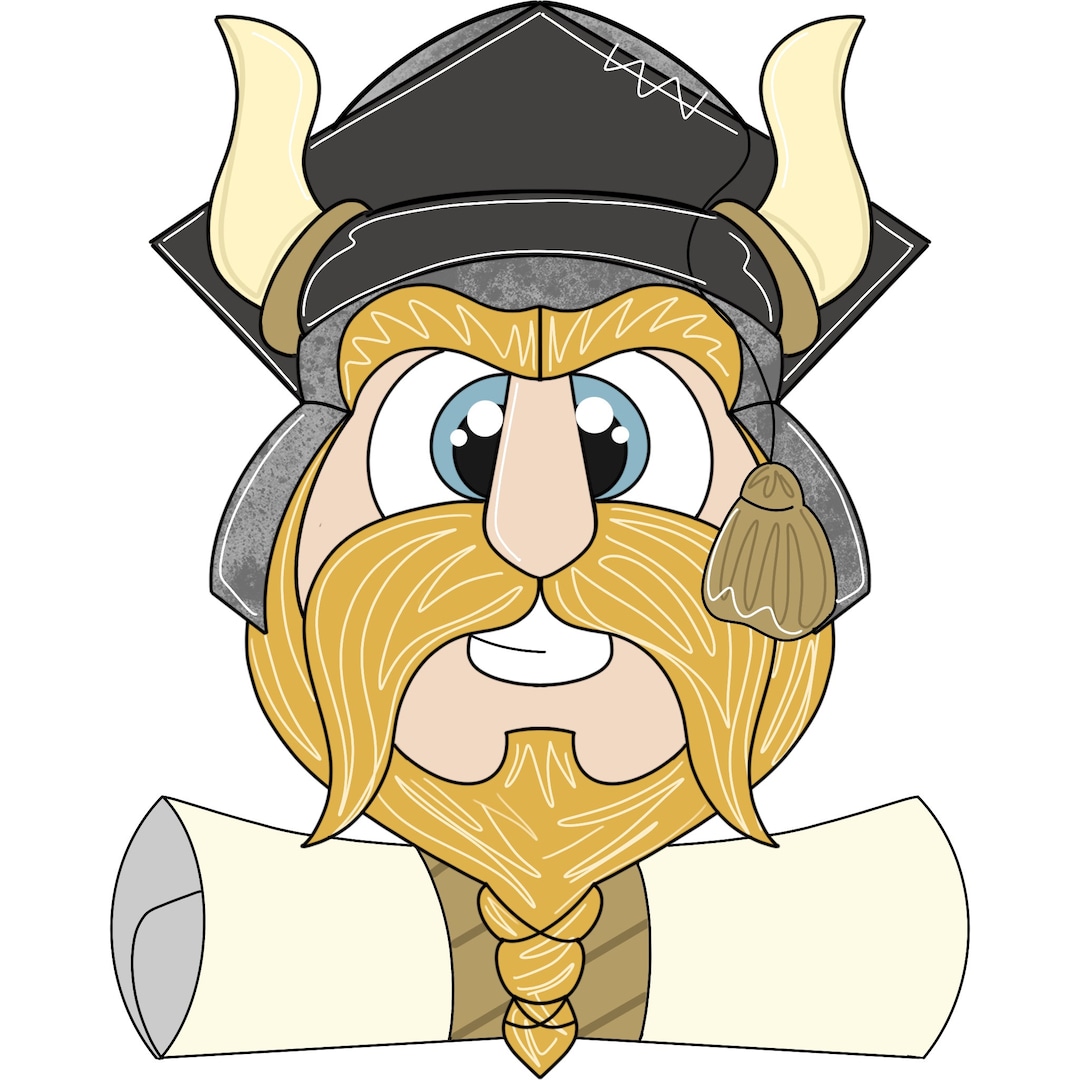Door Hangertemplate Vikings Door Hanger Template, Digital Download