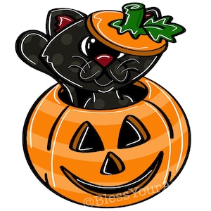 Door Hanger Template: Pumpkin Cat| door hanger template, Digital Download, Instant Download, Door Hanger Pattern
