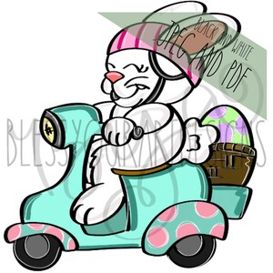 Door Hanger Template: Bunny Door Hanger Template, Digital Download, Instant Download, Door Hanger Pattern