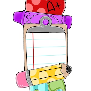 Door Hanger Template: Teacher| door hanger template, Digital Download, Instant Download, Door Hanger Pattern