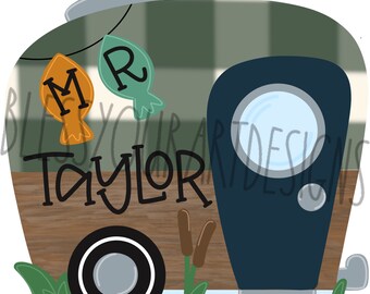 Door Hanger Template: Camper Door Hanger| door hanger template, Digital Download, Instant Download, Door Hanger Pattern