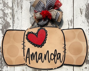 Personalized Nurse Door Hanger, Nurse Sign, Nurse Decor, School Nurse Decor, School Nurse Giftback to school door hanger
