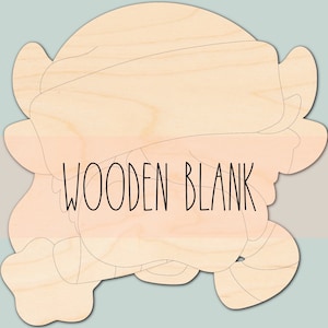 Unfinished Wooden Door Hanger Blank| DIY Kit| DIY For Beginngers| Christmas Decor| Highland CowUnpainted Door Hangers