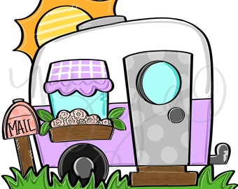 Camper Door Hanger Template: DIY Craft Pattern (Digital Download)