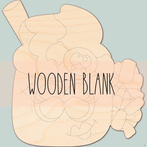 Unfinished Wooden Door Hanger Blank| DIY Kit| DIY For Beginngers| Halloween Decor| Frankenstein LatteUnpainted Door Hangers