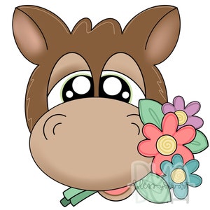 Door Hanger Template: Horse| door hanger template, Digital Download, Instant Download, Door Hanger Pattern