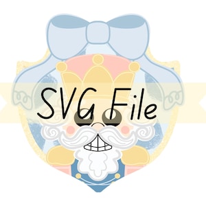 Door Hanger SVG- Nutcracker Digital Download, Welcome Sign SVG, Laser Cut File, Glowforge SVG, Door Sign Cut File