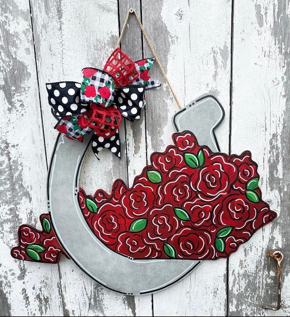 Ky Derby Door Hanger Etsy