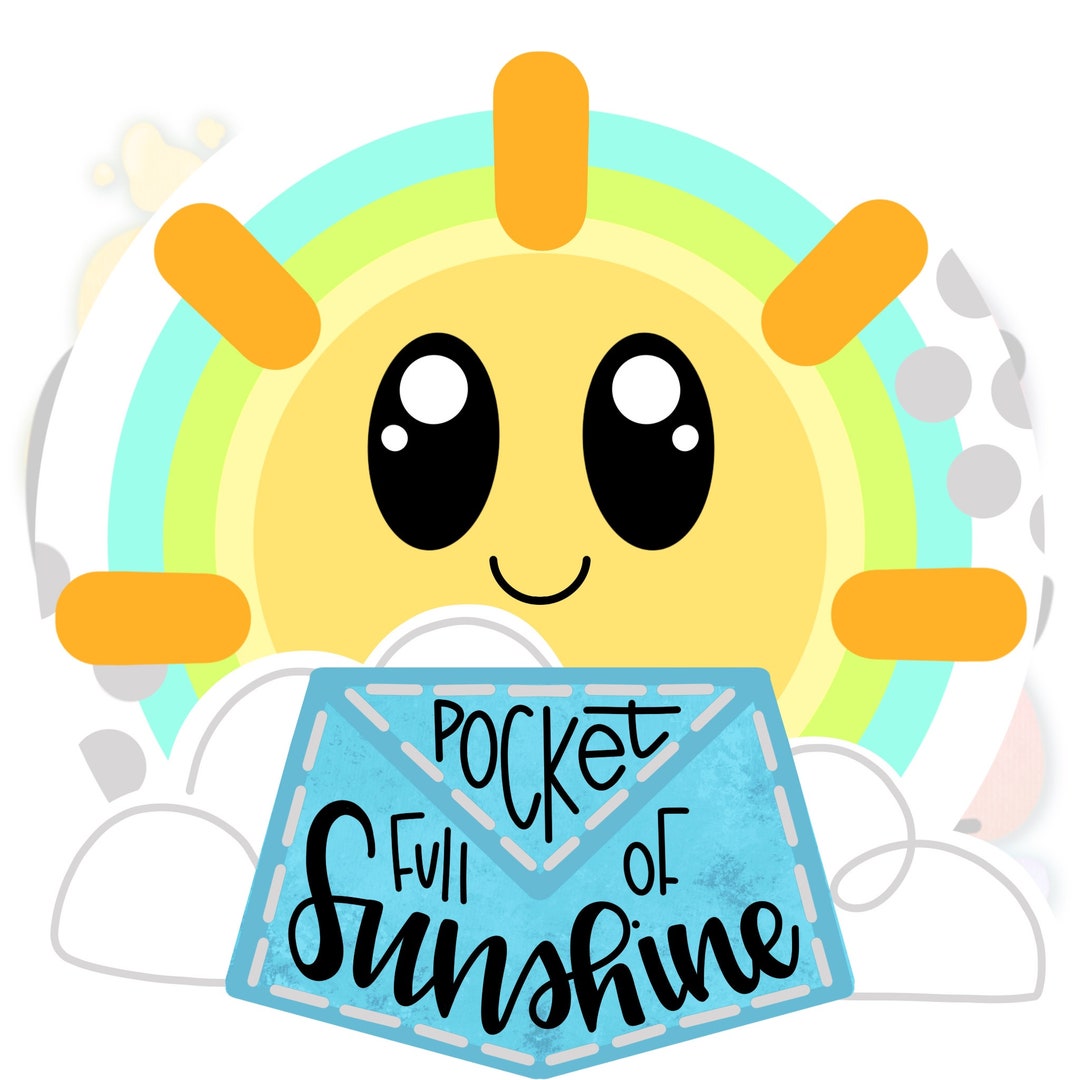 TEMPLATE: Sunshine Door Hanger Template, Digital Door Hanger, Digital ...