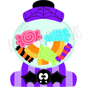 Door Hanger Template: Halloween Candy Machine, Halloween Decor, DIY Door Hanger