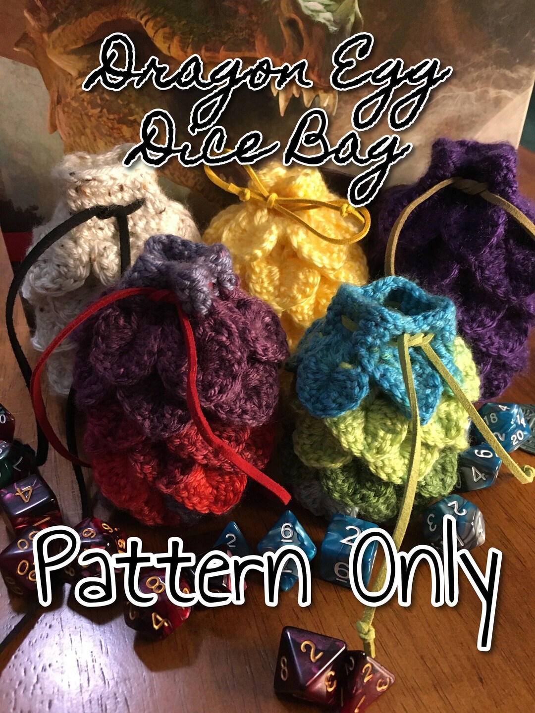 Dragon Egg Dice Bags Pattern Etsy