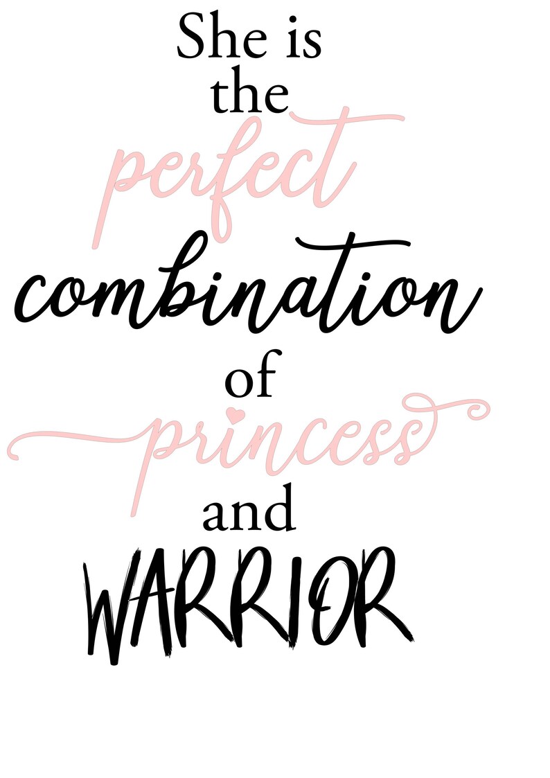Download She is the perfect combination of princess & warrior SVG ...