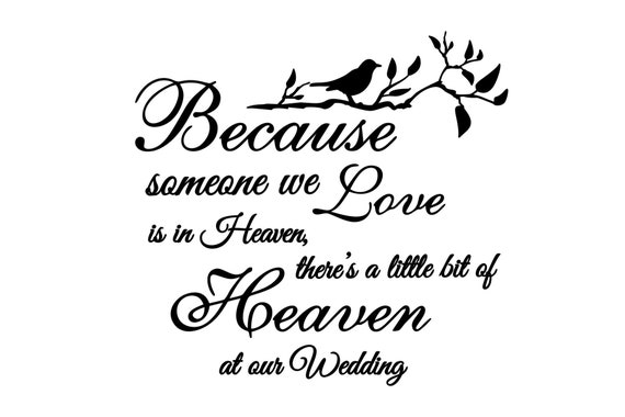 Because Someone We Love Is In Heaven There Is A Little Bit Of Etsy
