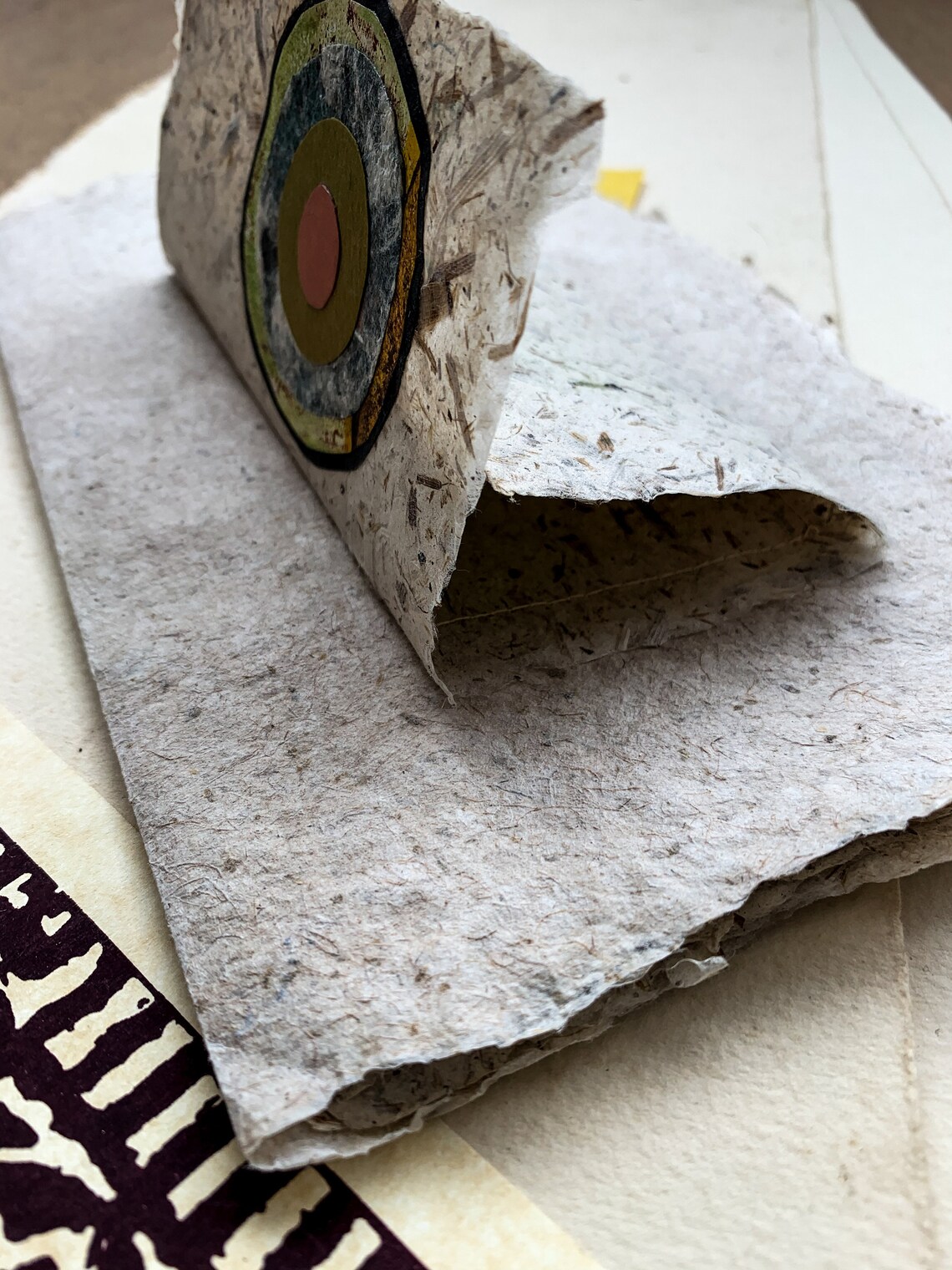 Unique Handmade Book with Lovely Deckled Edge and Creative Etsy