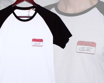 Unisex T-Shirt 'Name tag (binge watching Netflix)' | Free shipping