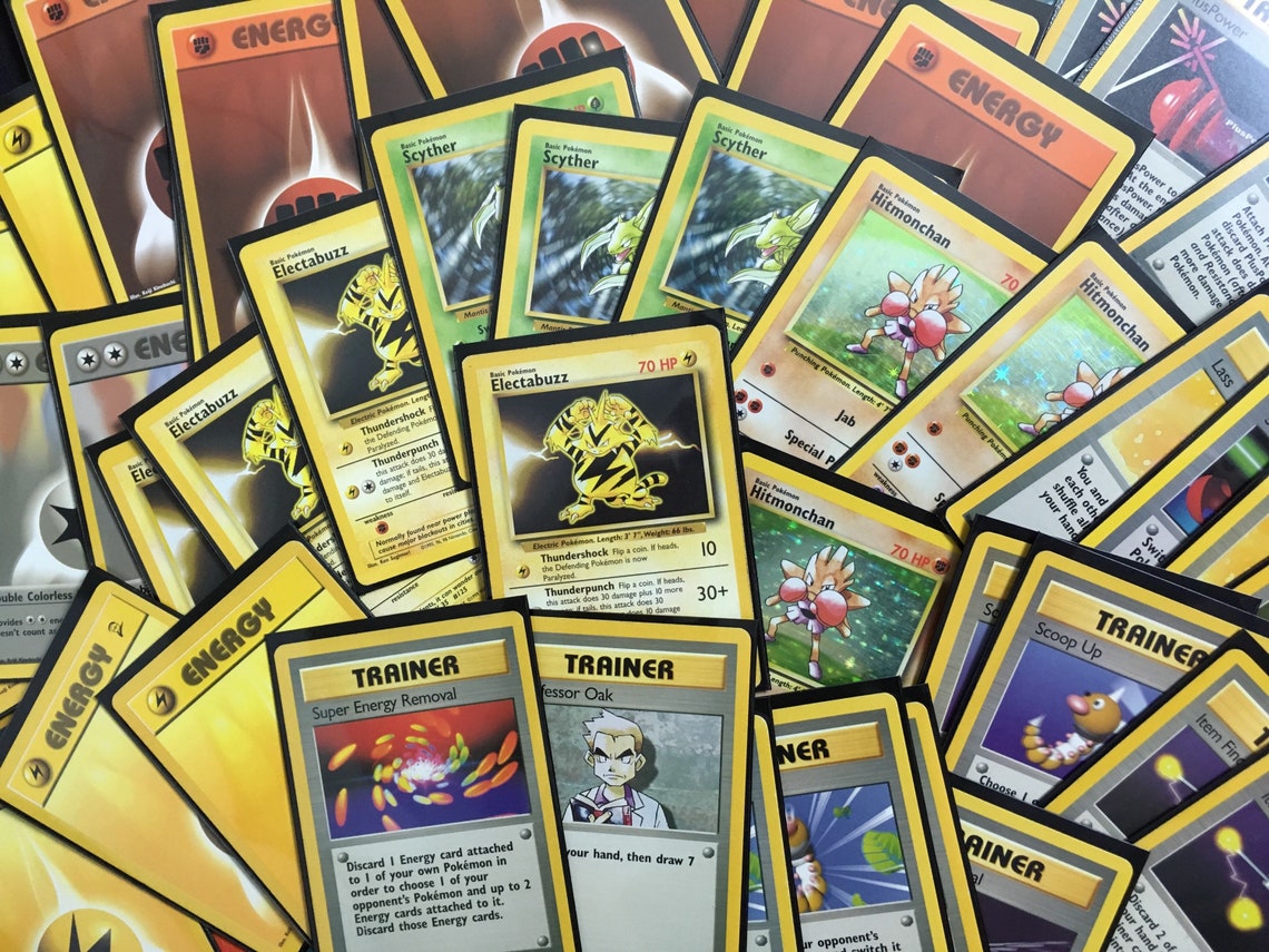 Complete Base Set Jungle Vintage Pokemon Haymaker Deck Etsy