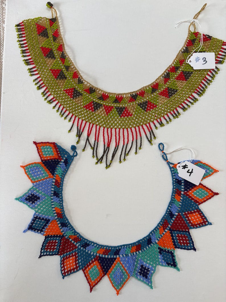 20 Dollars off Handmade Beaded Necklace: Chiapas Mexico Artisan Jewelry image 3
